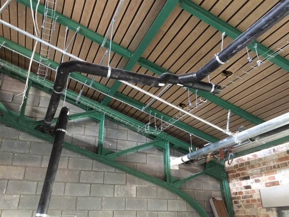 Instalacja podstropowa Wavin HDPE